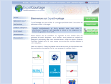 Tablet Screenshot of expat-courtage.com